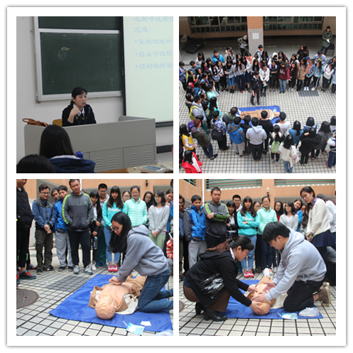 北医务室吕慧老师通过理论和实践教心理委员CPR