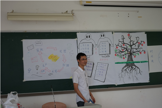 主讲人王小春在讲解游戏规则